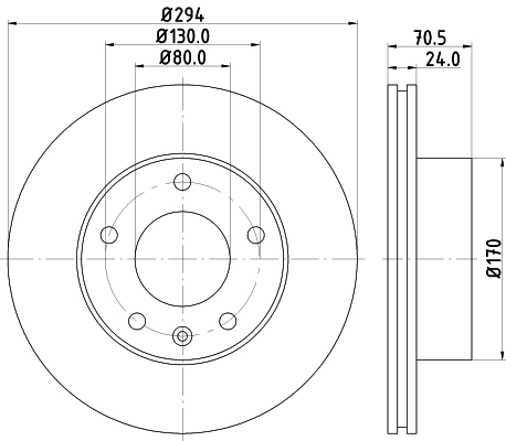 Brake Disc (PCD18392)