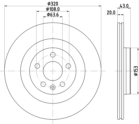 Brake Disc (PCD19852)