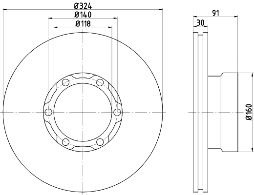 Brake Disc (CVD502)