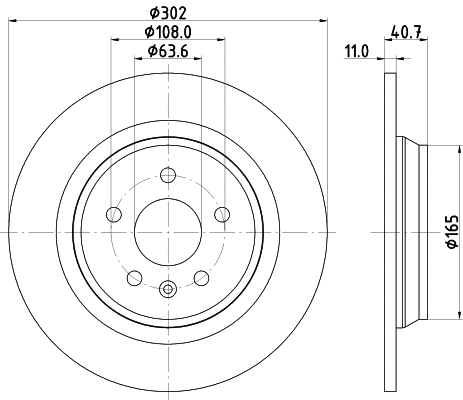 Brake Disc (PCD11862)