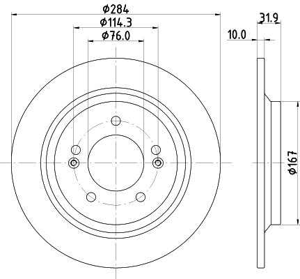 Brake Disc (PCD23022)