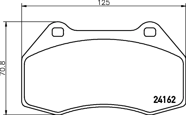 Brake Pad Set, disc brake (PCP2099)