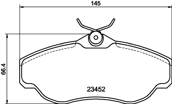 Brake Pad Set, disc brake (PCP2174)