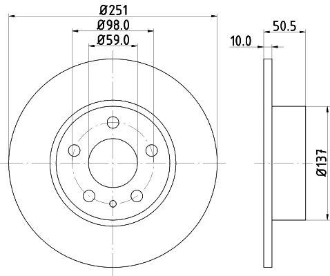 Brake Disc (PCD11812)