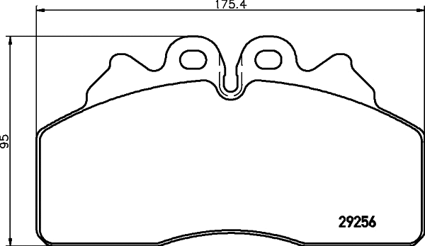 Brake Pad Set, disc brake (CVP106K)