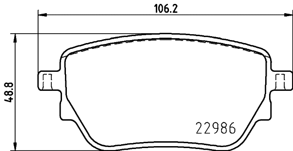 Brake Pad Set, disc brake (PCP1717)