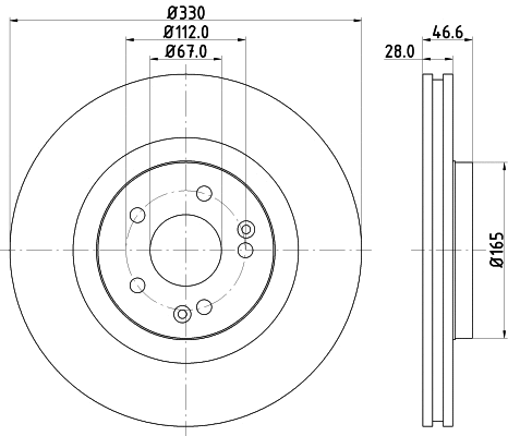 Brake Disc (PCD14181)