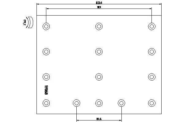 Brake Lining Kit, drum brake (VL892S7100)