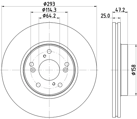 Brake Disc (PCD22622)