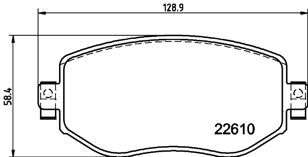 Brake Pad Set, disc brake (PCP1914)