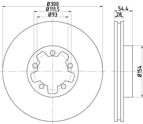 Brake Disc (PCD18372)