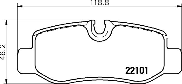 Brake Pad Set, disc brake (PCP1875)