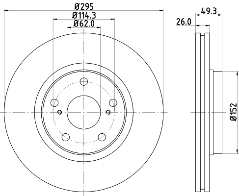 Brake Disc (PCD18432)