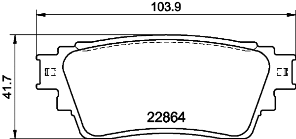 Brake Pad Set, disc brake (PCP1595)
