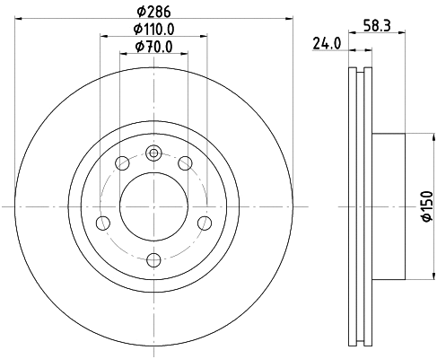 Brake Disc (PCD15172)