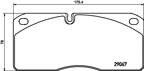 Brake Pad Set, disc brake (CVP019)