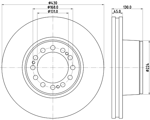 Brake Disc (CVD576)