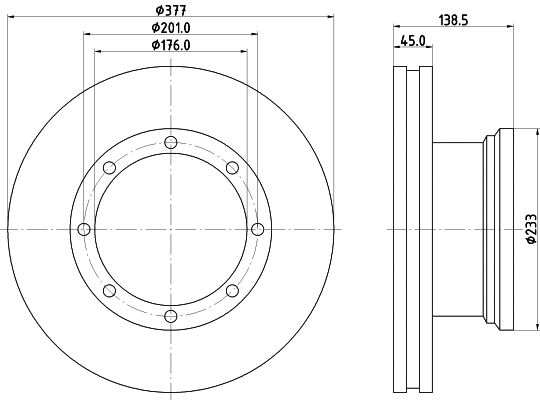 Brake Disc (CVD560)