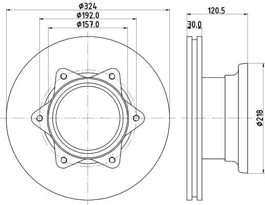 Brake Disc (CVD571)