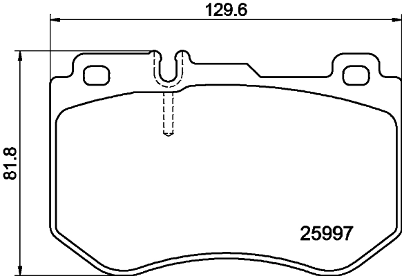 Brake Pad Set, disc brake (PCP2198)