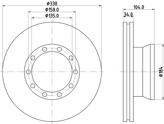 Brake Disc (CVD531)