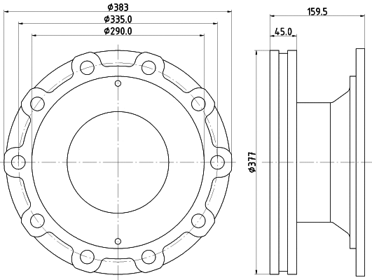 Brake Disc (CVD561)