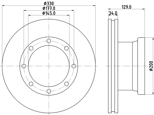 Brake Disc (CVD558)