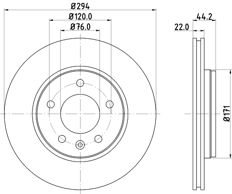 Brake Disc (PCD19472)