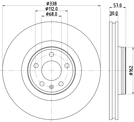 Brake Disc (PCD22971)