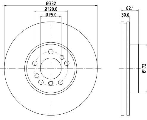 Brake Disc (PCD11801)
