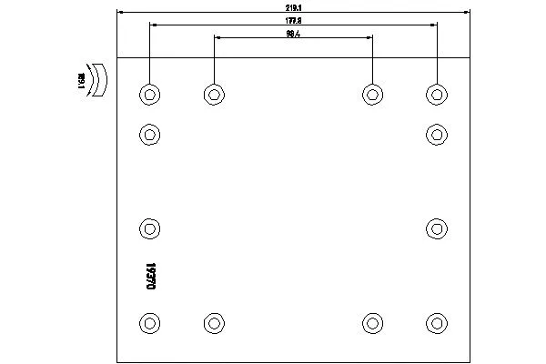 Brake Lining Kit, drum brake (FU452S7329)