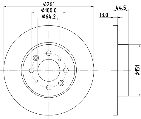 Brake Disc (PCD14782)