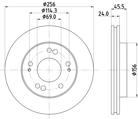 Brake Disc (PCD15162)