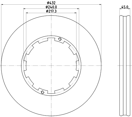 Brake Disc (CVD585)