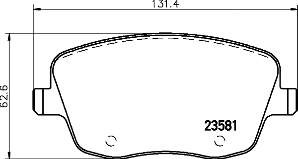 Brake Pad Set, disc brake (PCP1494)