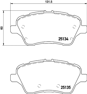 Brake Pad Set, disc brake (PCP1219)