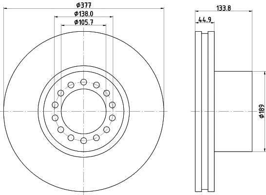 Brake Disc (CVD559)