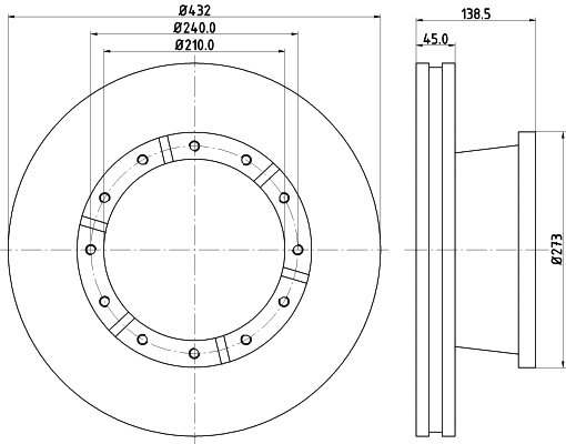 Brake Disc (CVD622)