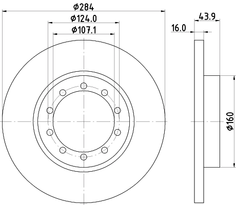 Brake Disc (PCD18932)
