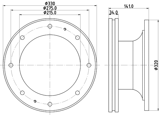 Brake Disc (CVD623)