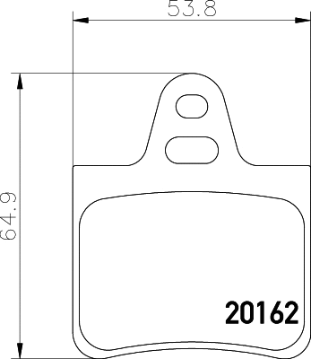 Brake Pad Set, disc brake (PCP1581)