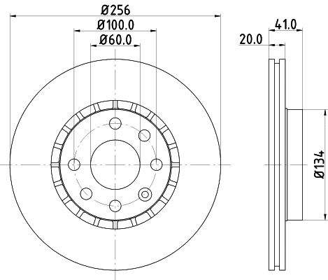 Brake Disc (PCD14952)