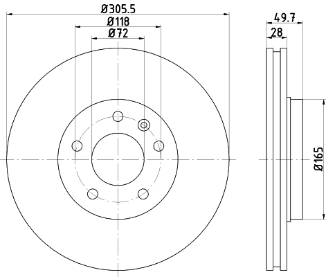 Brake Disc (PCD18181)