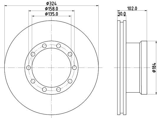 Brake Disc (CVD525)