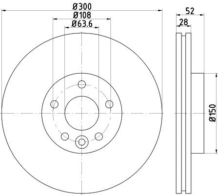 Brake Disc (PCD18622)
