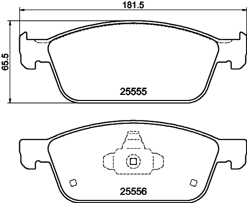Brake Pad Set, disc brake (PCP2150)