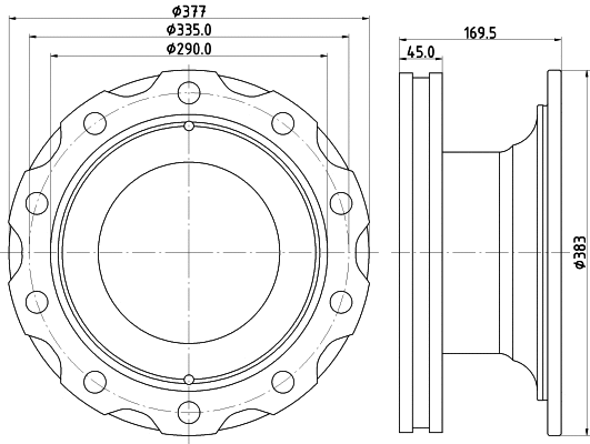 Brake Disc (CVD599)