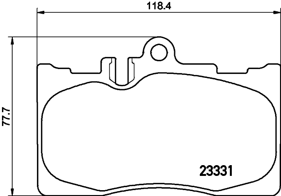 Brake Pad Set, disc brake (PCP2186)