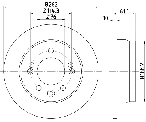 Brake Disc (PCD21492)