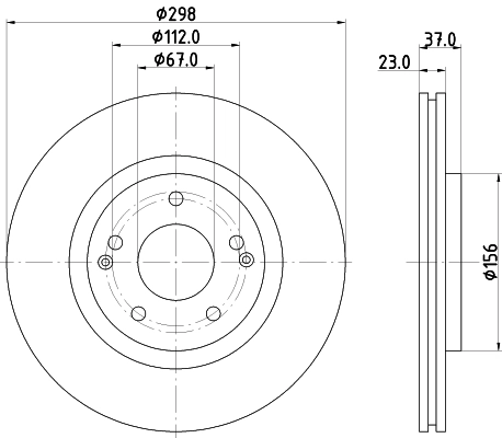 Brake Disc (PCD22012)